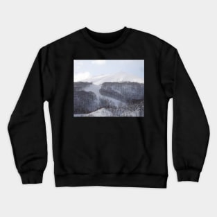 Sunny Ski Slopes in Japan Crewneck Sweatshirt